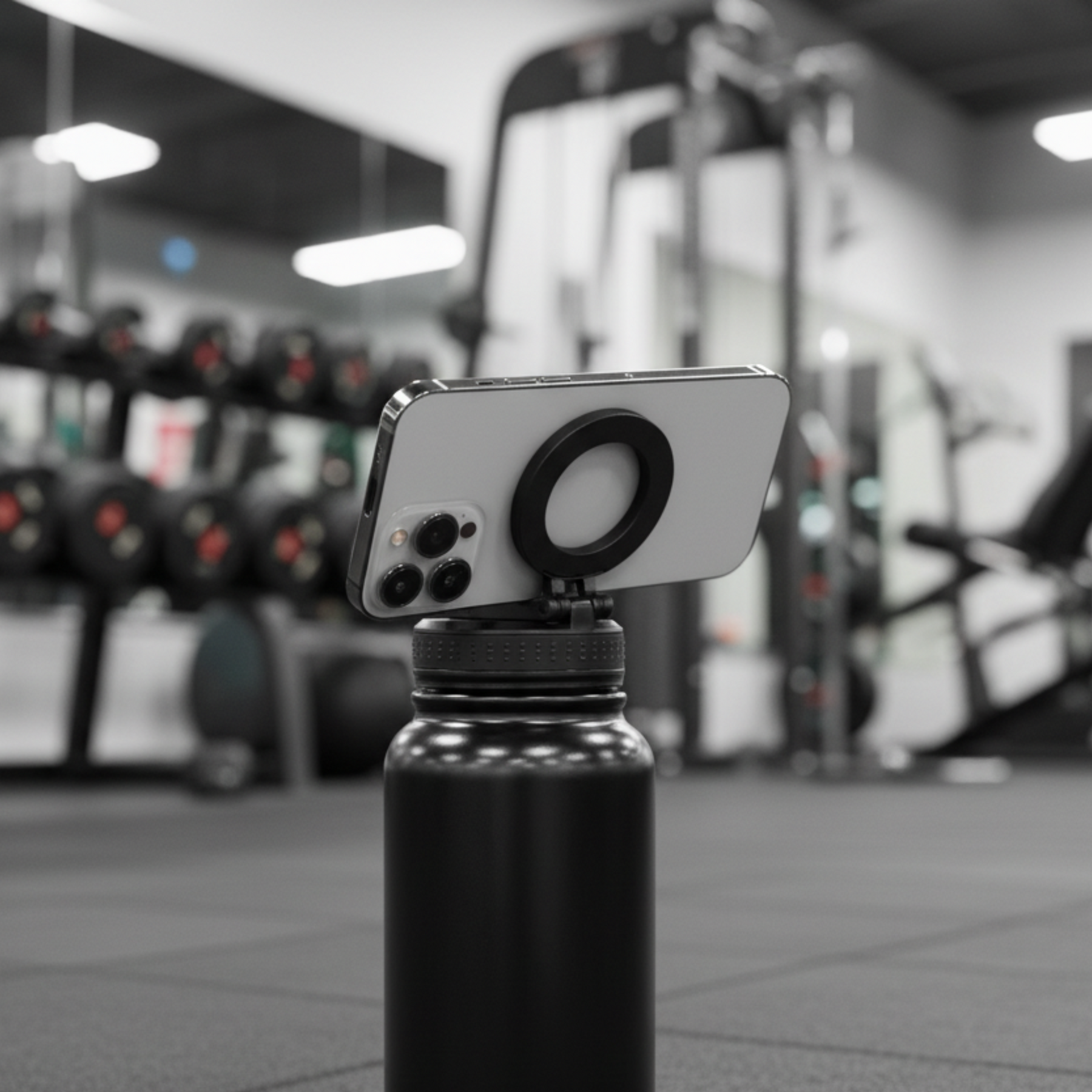 Royal Bottle - Garrafa Térmica com Suporte Magnético para Celular