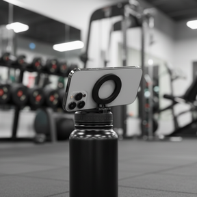 Royal Bottle - Garrafa Térmica com Suporte Magnético para Celular