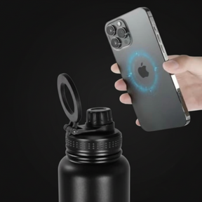 Royal Bottle - Garrafa Térmica com Suporte Magnético para Celular