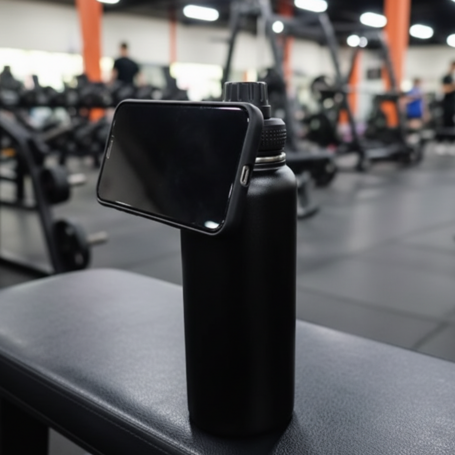 Royal Bottle - Garrafa Térmica com Suporte Magnético para Celular