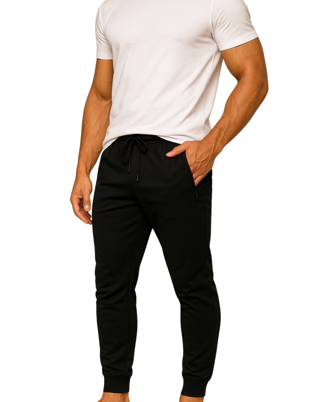 Calça Dry Fit com Fitas de Estilo