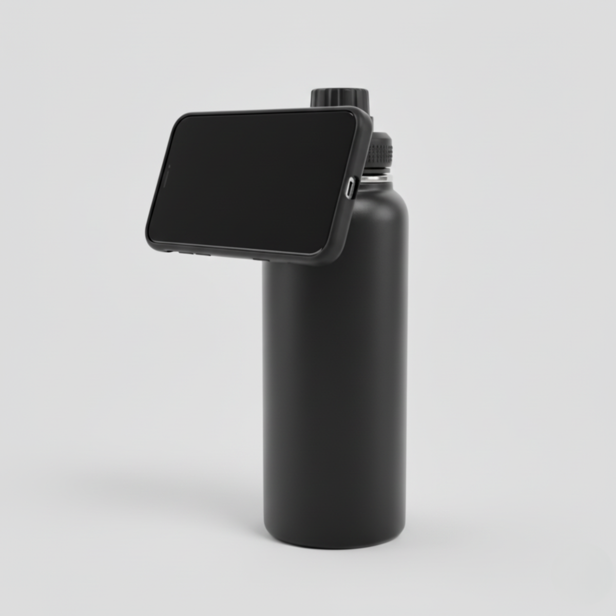 Royal Bottle - Garrafa Térmica com Suporte Magnético para Celular